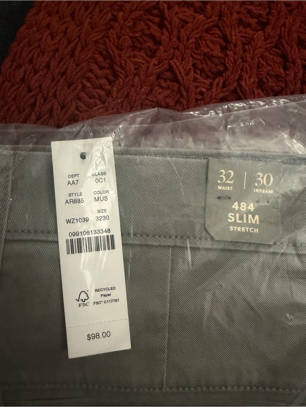 J. Crew Straight-Fit Chinos in Khaki